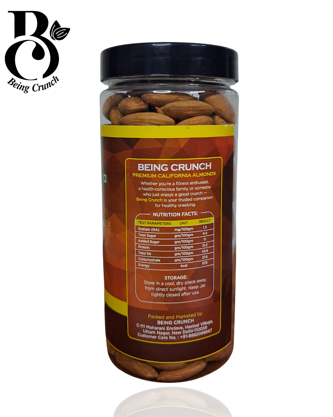 Being Crunch Premium California Almonds